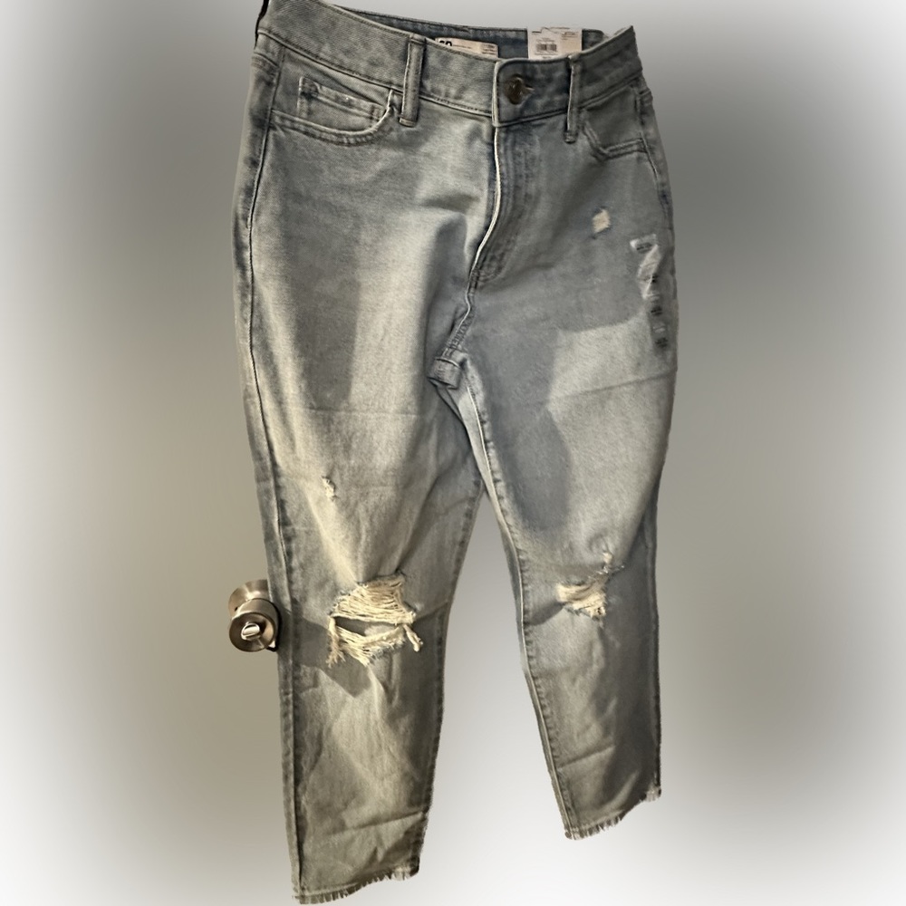 SO high rise mom jeans